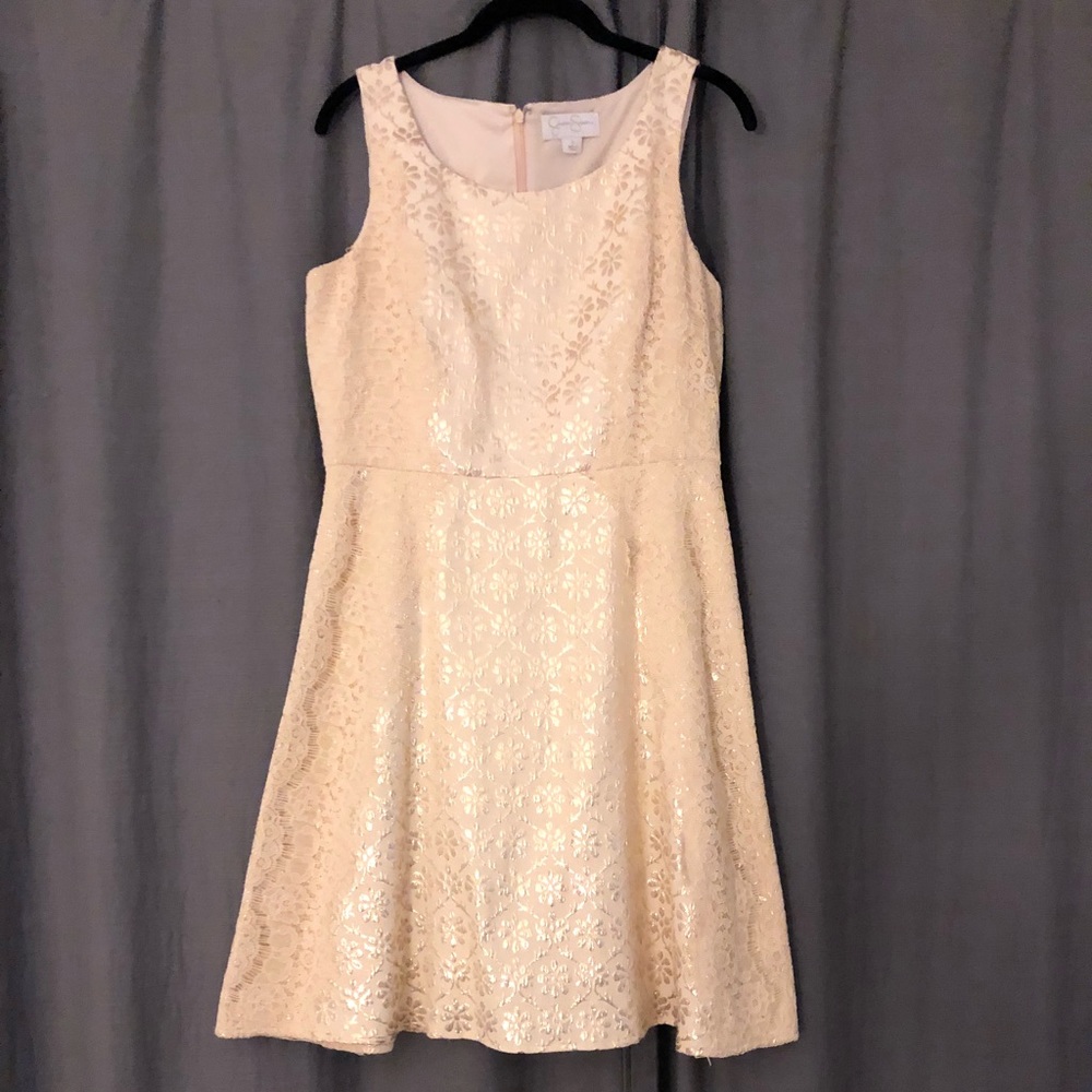 Gold party dress Jessica Simpson size 8